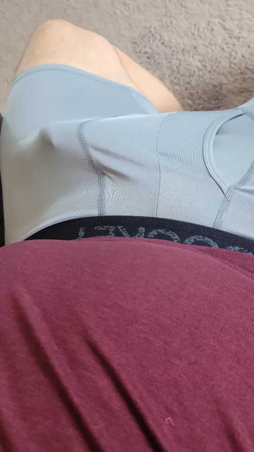 Just hanging out after work. Jockeys okay?