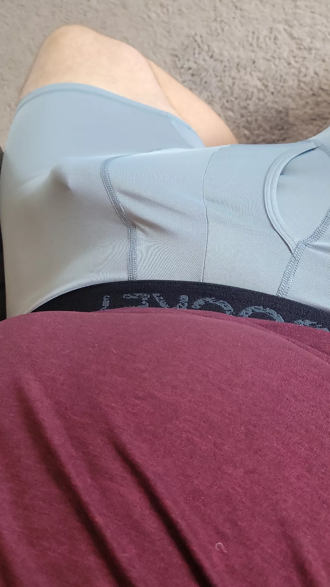 Just hanging out after work. Jockeys okay?