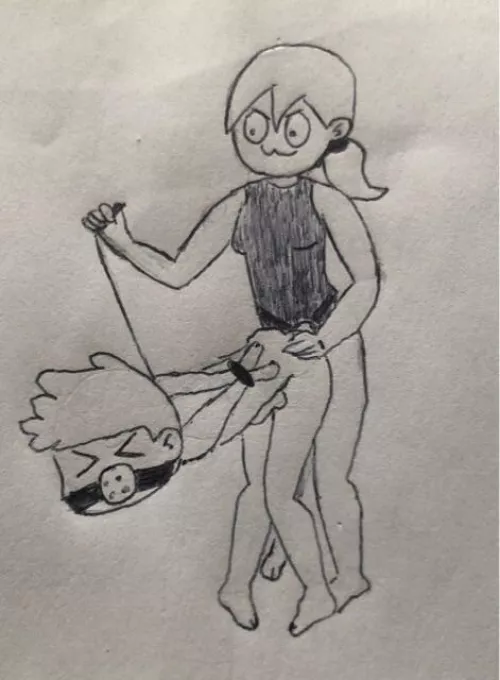 Pegging drawing of mine :3