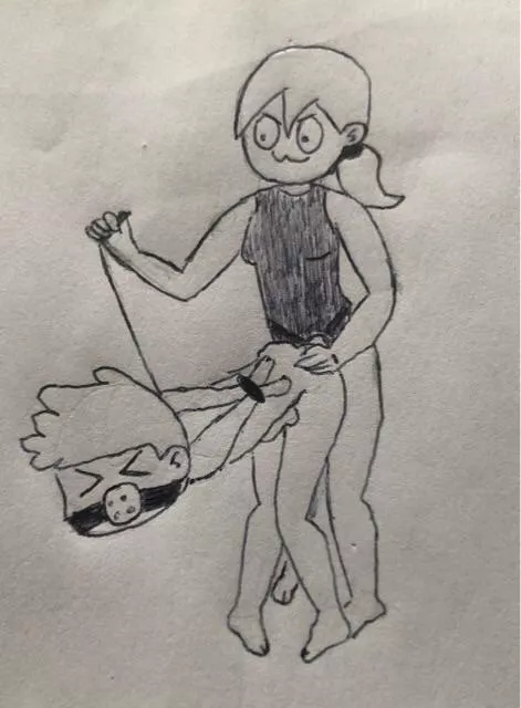 Pegging drawing of mine :3