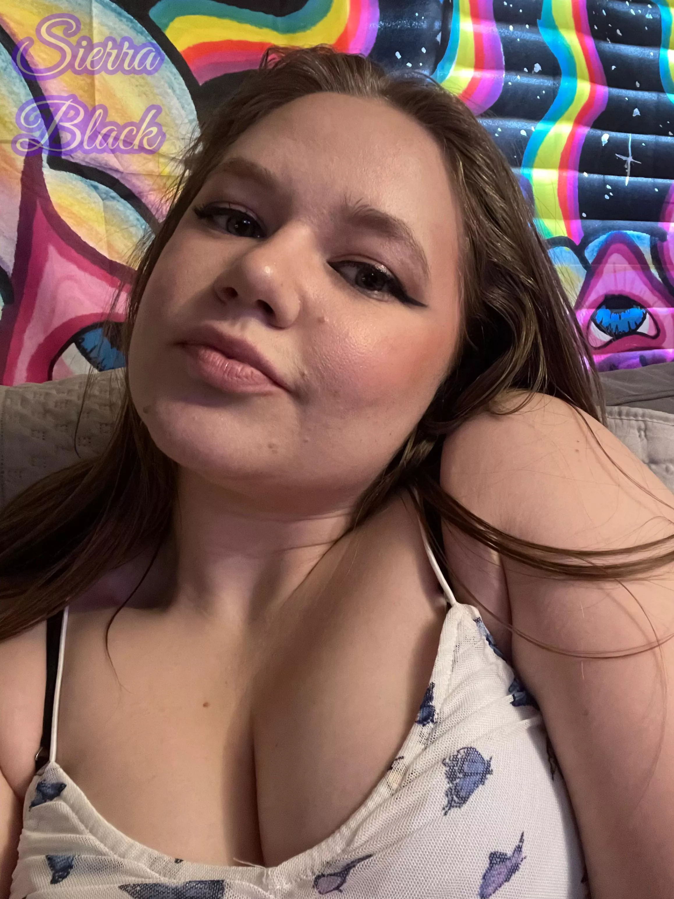 Such a cute and innocent face, but we all know I'm the neediest little cum slut of all