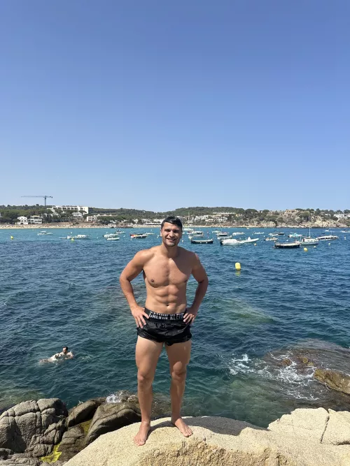 after swim lots of milles