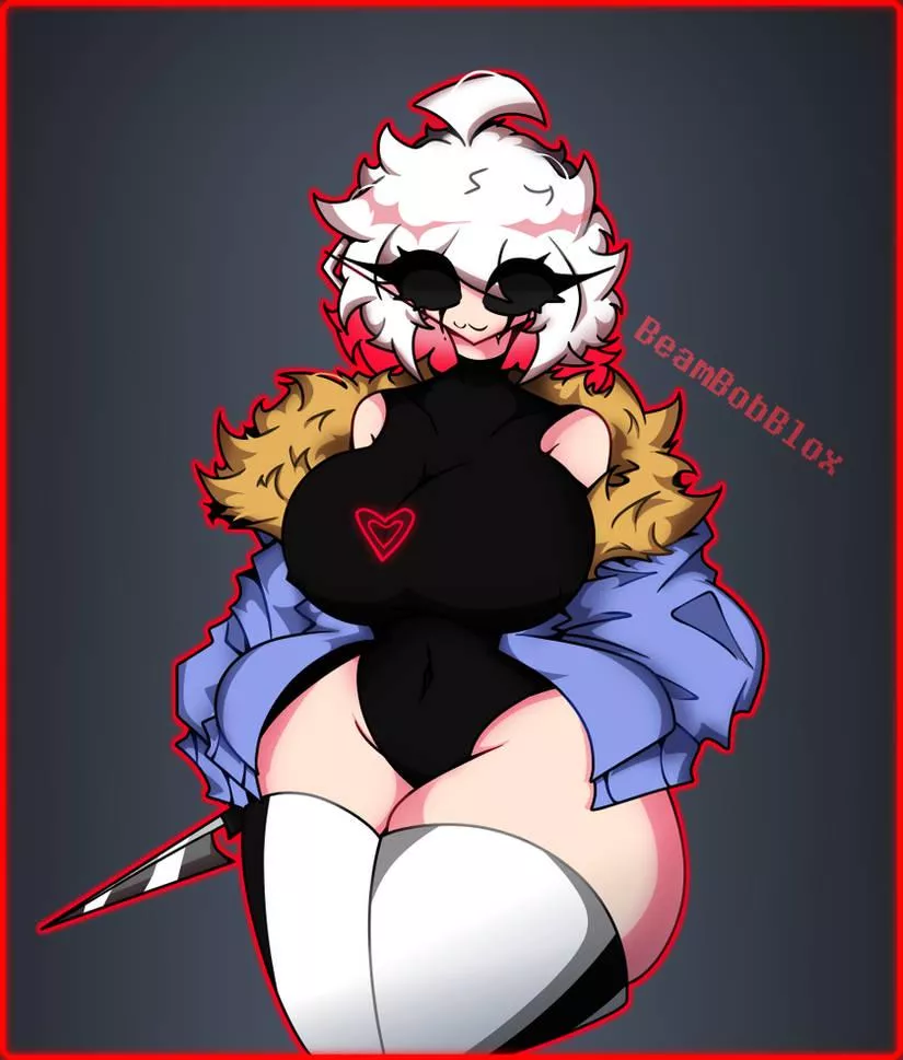 [Female killer sans] hot sexy thicc