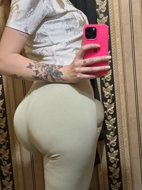 For a white girl, my ass is pretty big.