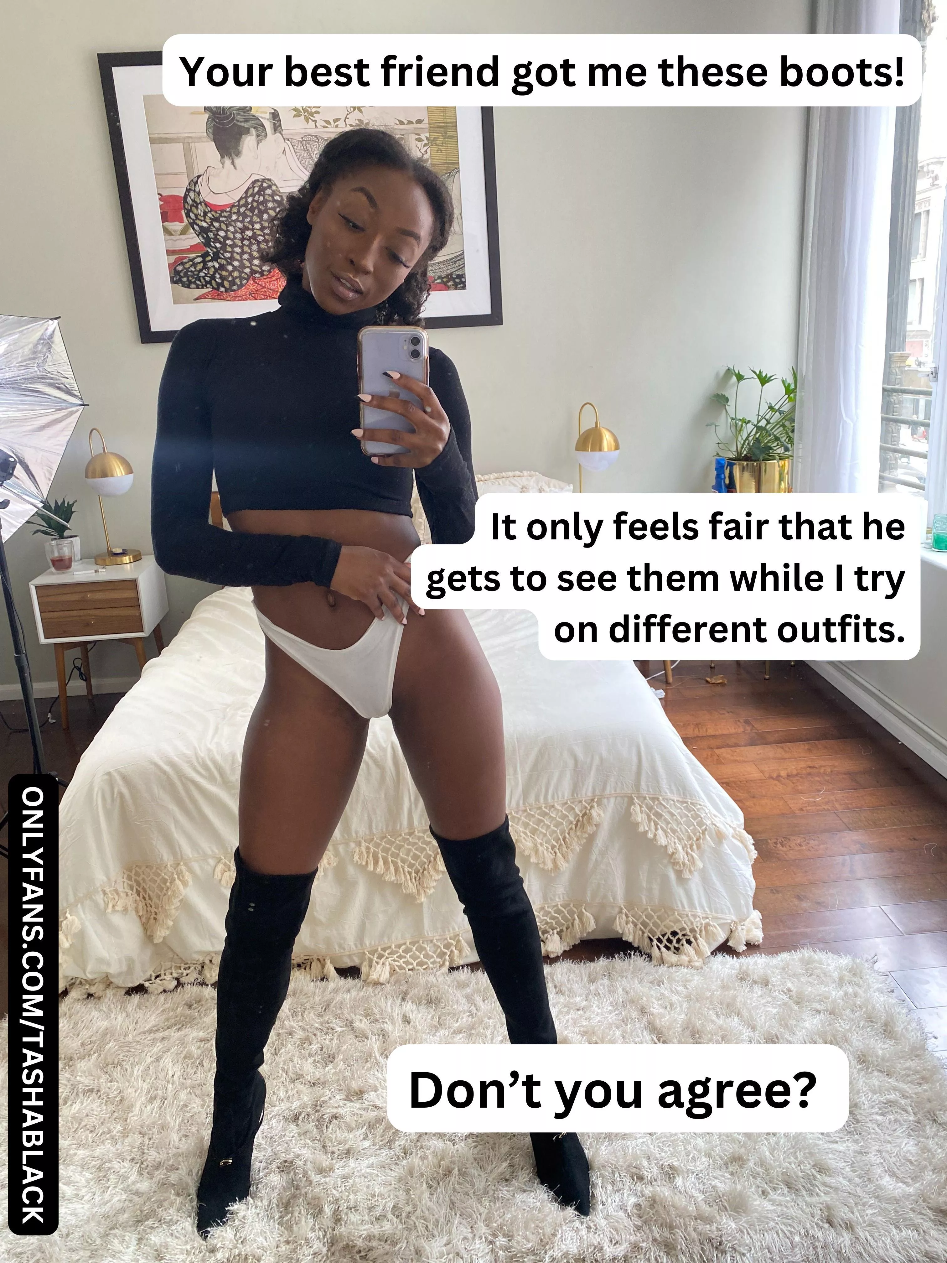 It only feels fair to show off for your best friend!