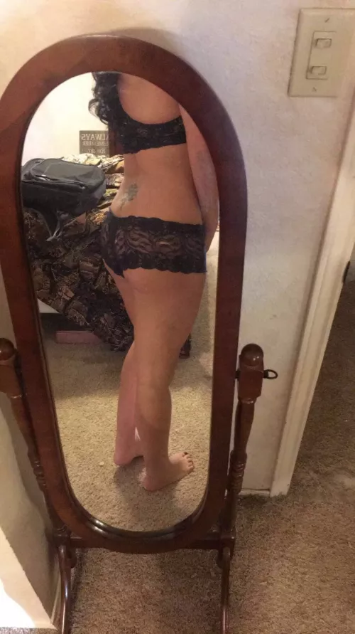 Lacey panties tonight for my man before he leaves out of town 