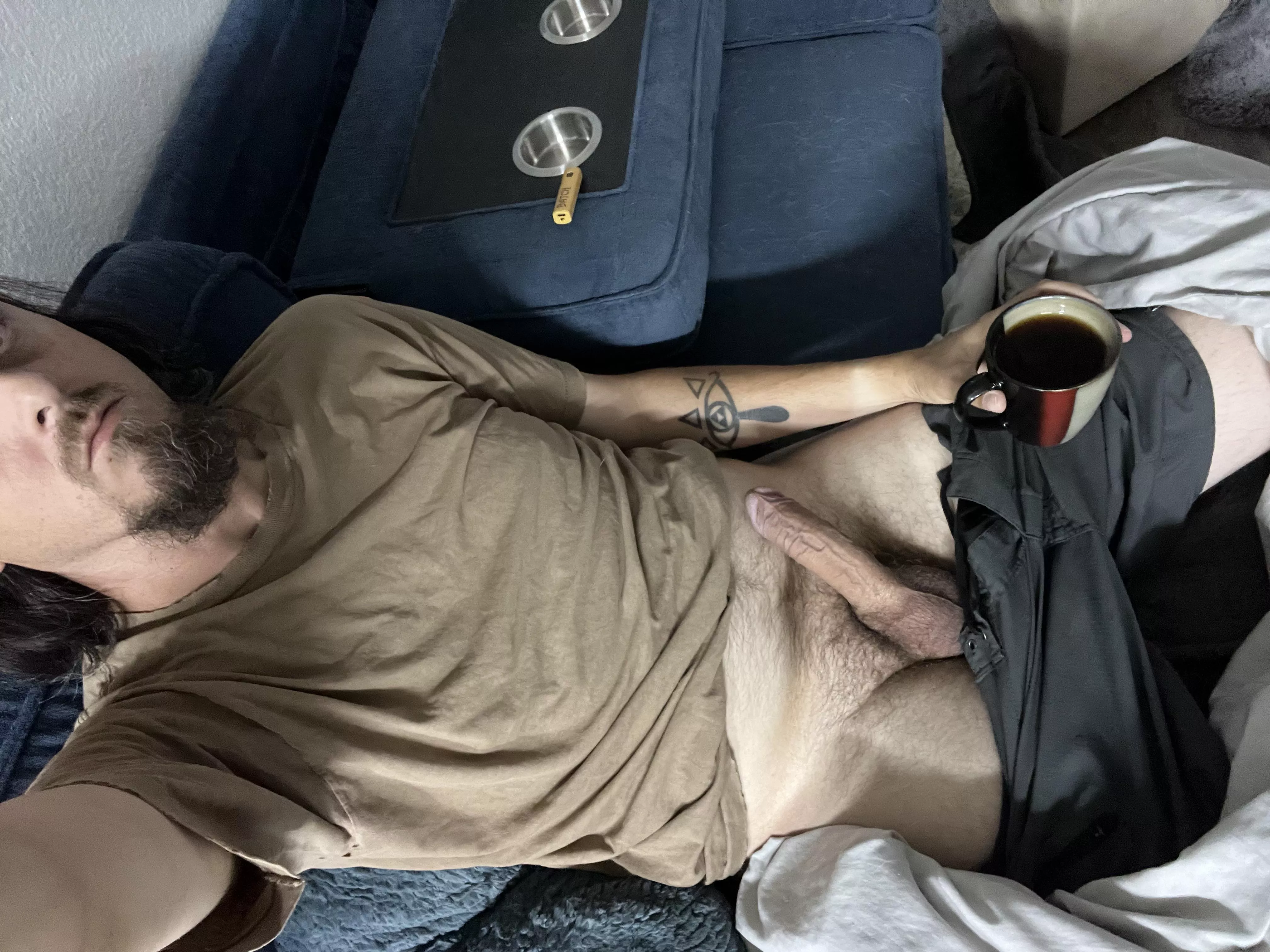 [m] starting the day stoned with coffee