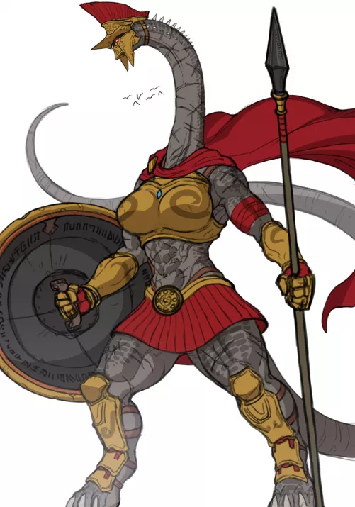 Sauropod girl by hutago