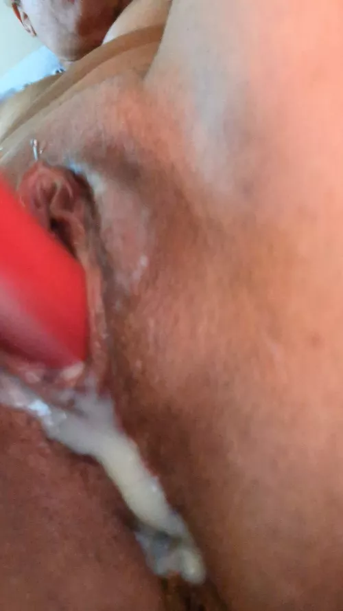 This grool is extra creamy tonight 49 milf