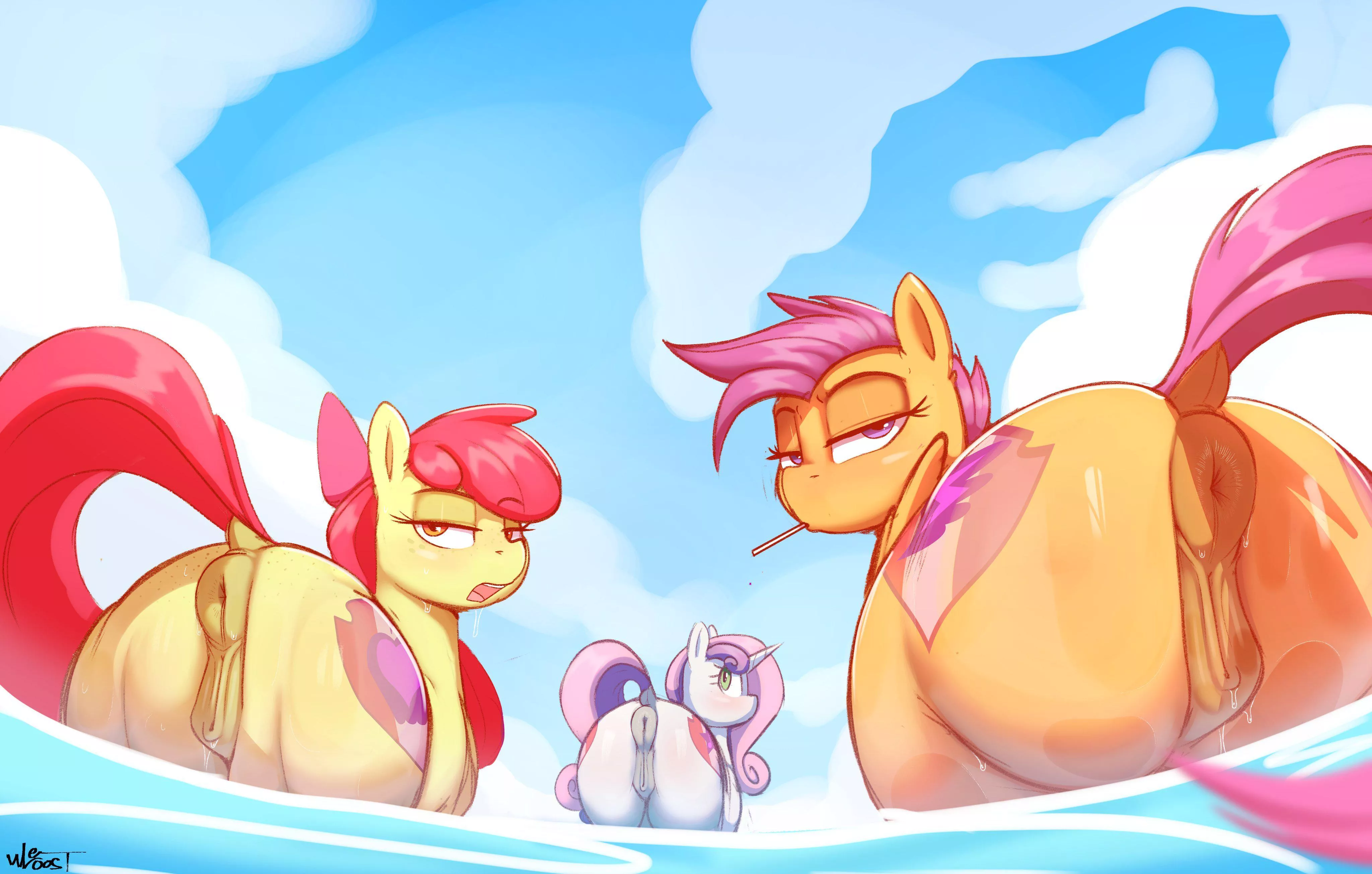 Wet and Hot ADULT CMC! (artist:welost)