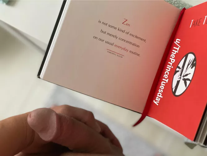 Your daily mindfulness- Zen is not some kind of excitement, but merely concentration on our usual everyday routine! 📚😉