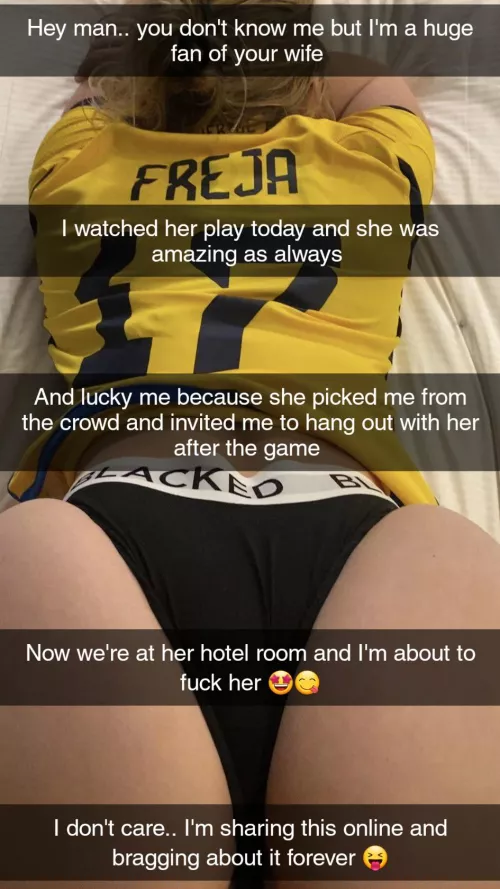 Your wife's biggest fan gets to fuck her