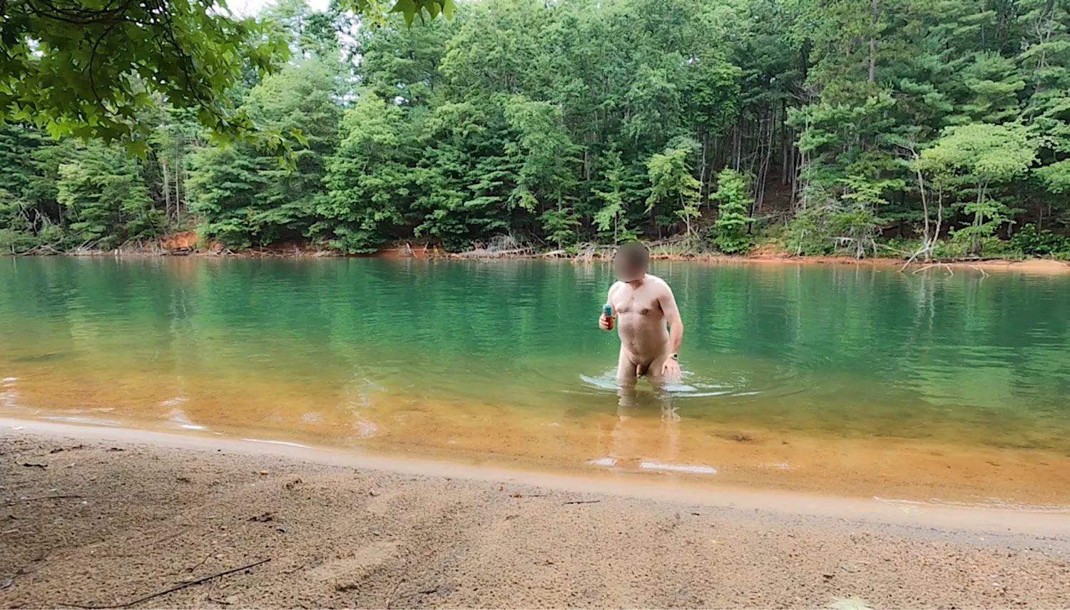 Camping break: a summer swim