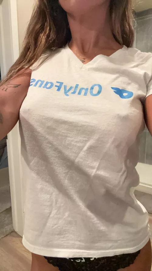 I want your tongue on my hard nipples.