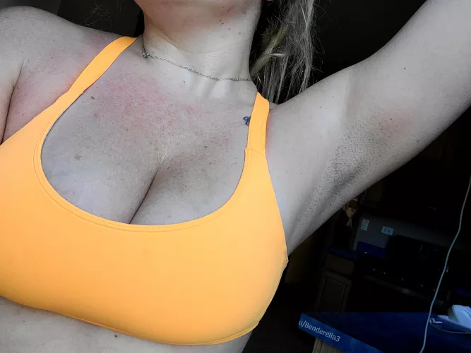 Post-workout sweaty, prickly pit 💦🔥🌵