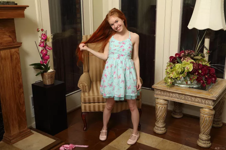 See How Long Her Hair Is