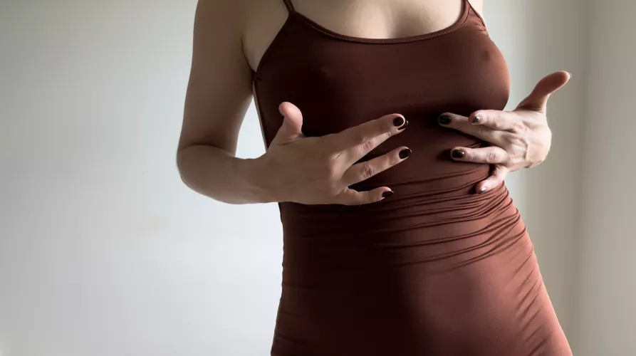 the brown one with the perky nipple