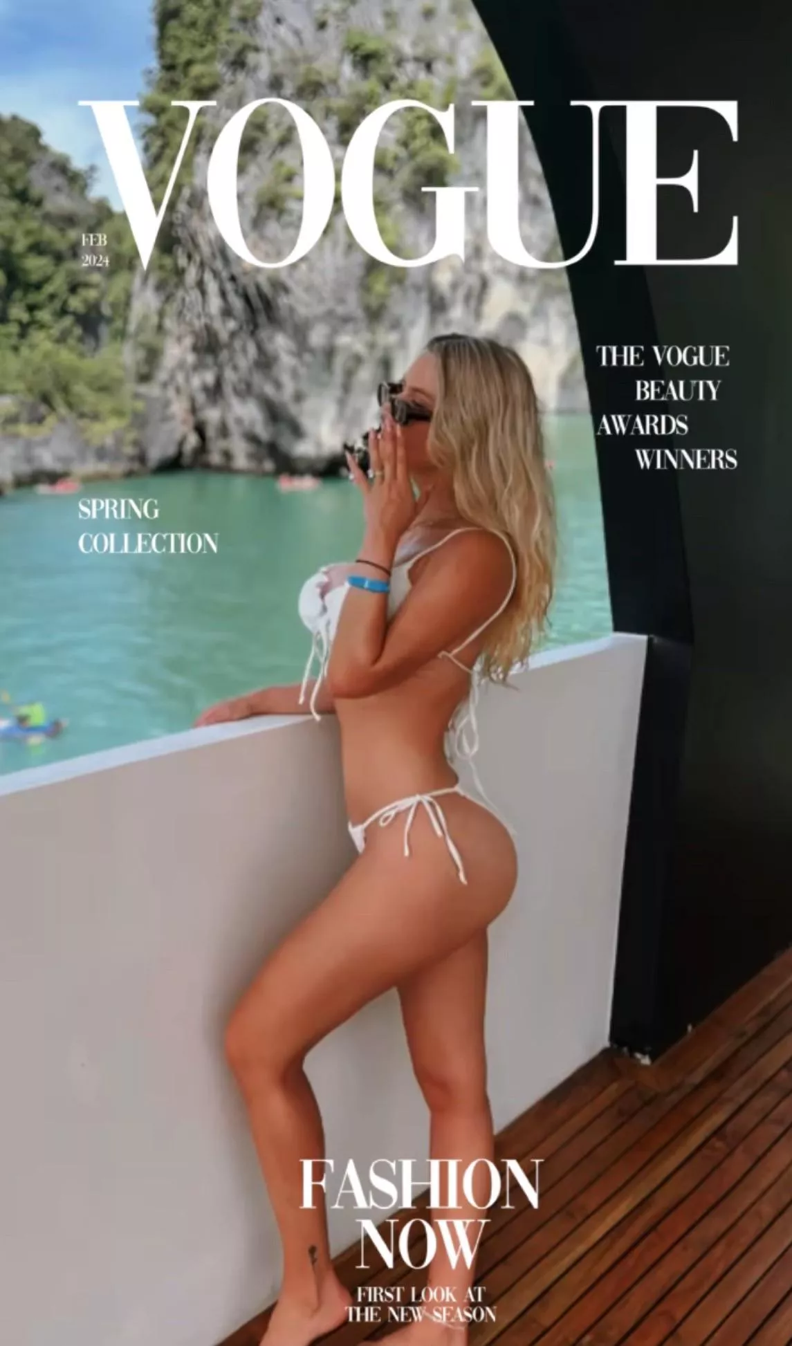 Trophy wife and a yacht. Doesn’t get better.