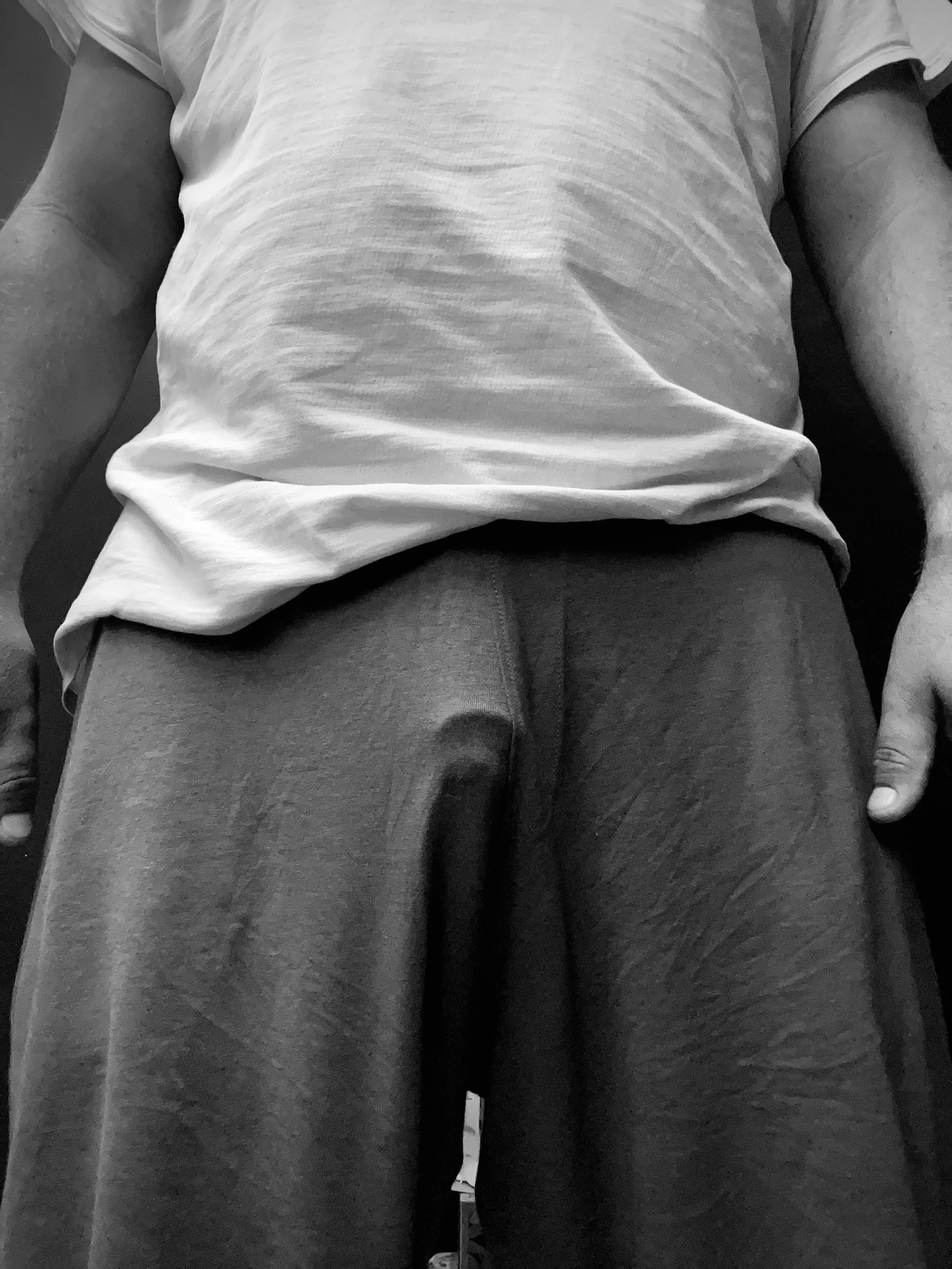 Walked around the grocery store like this