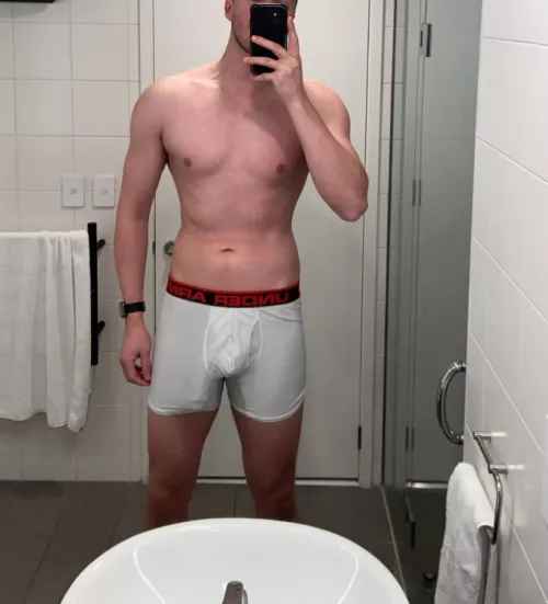 White underwear is always good