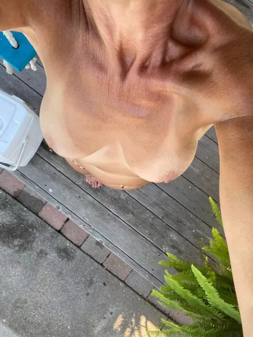 You like my 58 yr old titties 