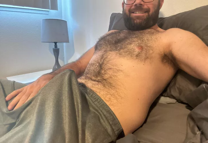 (35) Alone in bed, any ladies want to join?