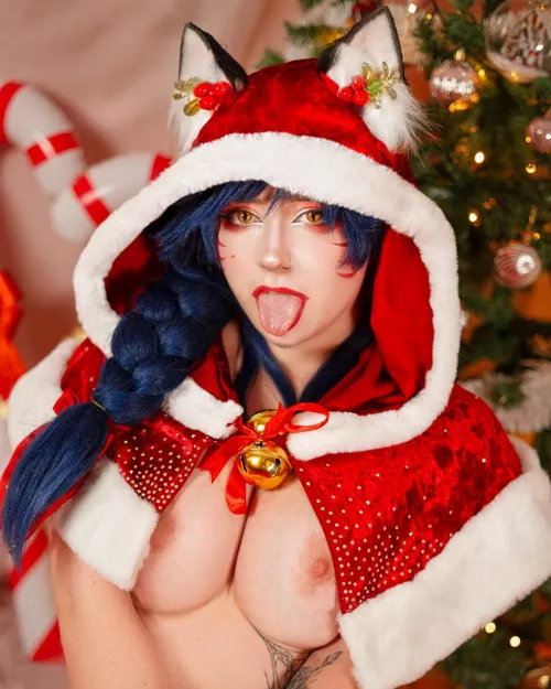 Ahri cosplay by (Kuroitsune) 