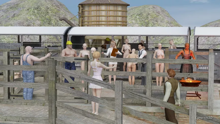 Auction at the freight depot