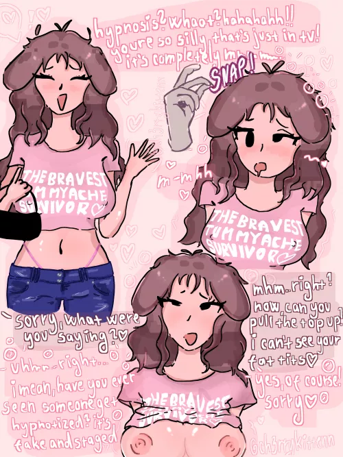 cheeky puppygirl gets hypnotized [character - cookie (oc)] (ch3rrykittenn)