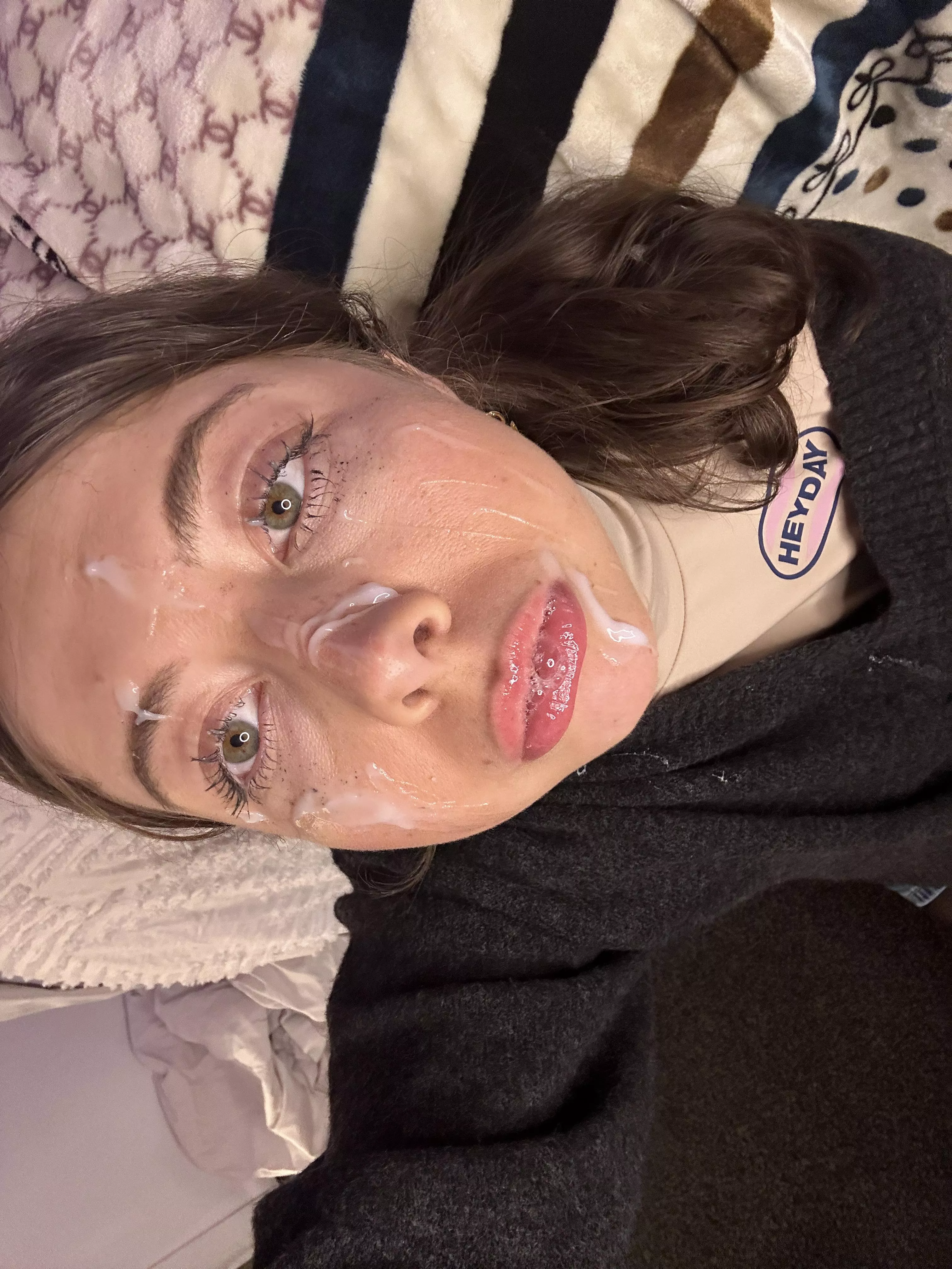 I only take selfies when I’m covered in cum
