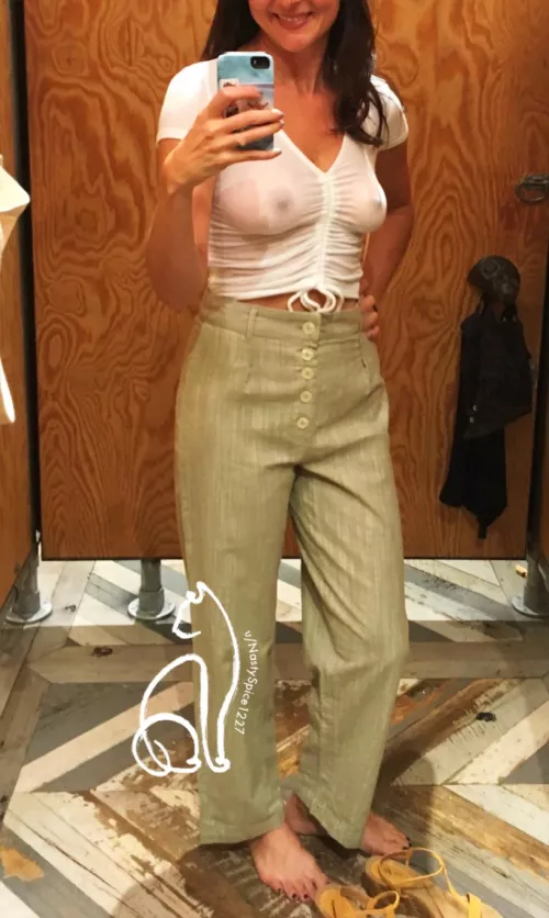 I'd def slip you into the dressing room with me... (f45)