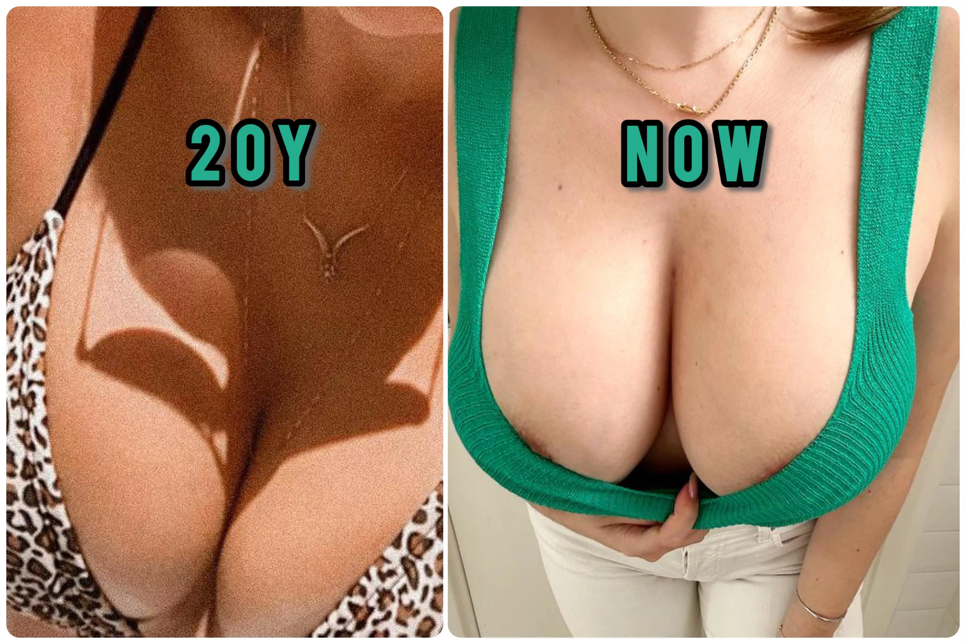 Managed to do this comparison, you can really see how they’ve grown 