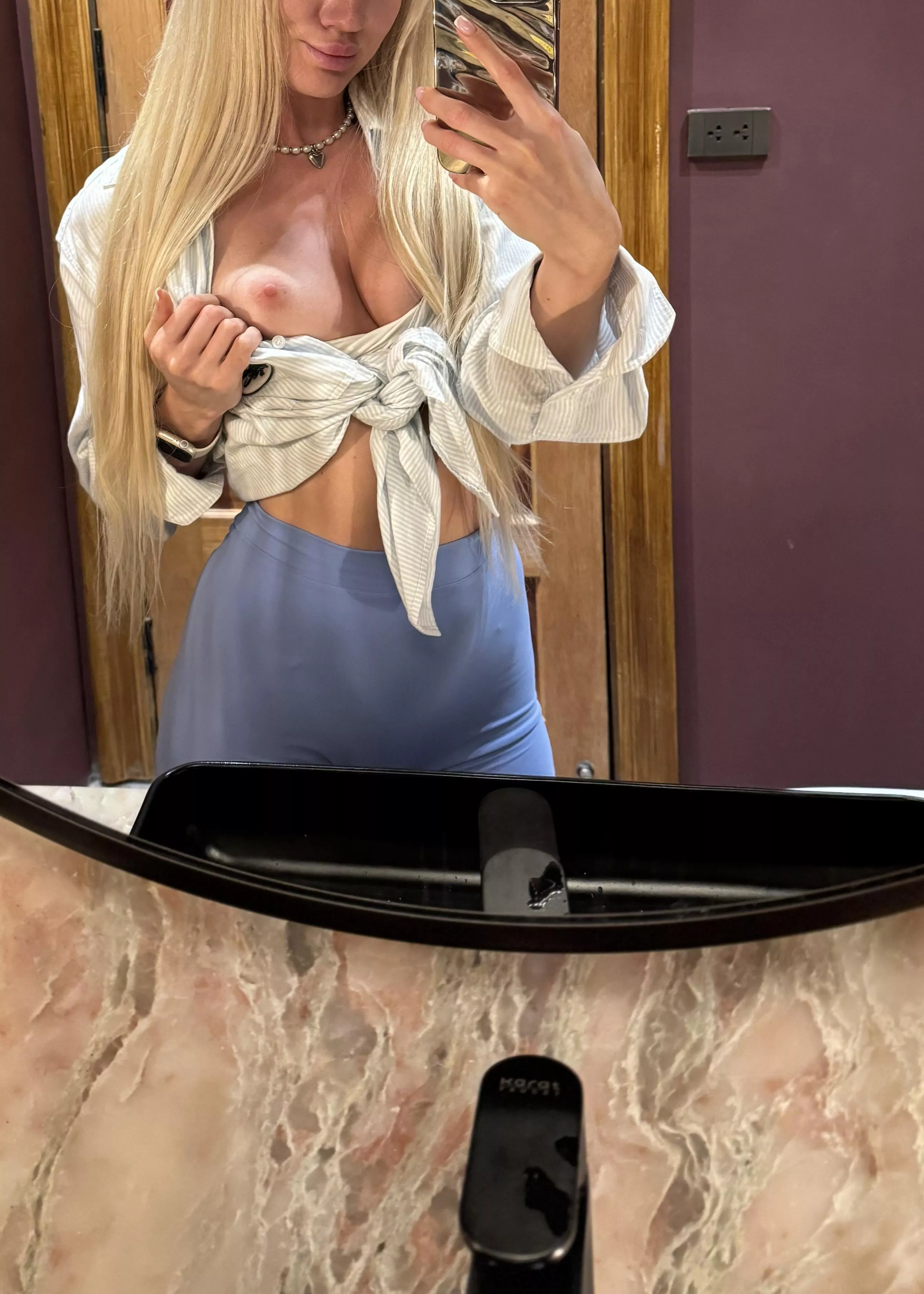 My homegrown tits love to be sucked on [Image]