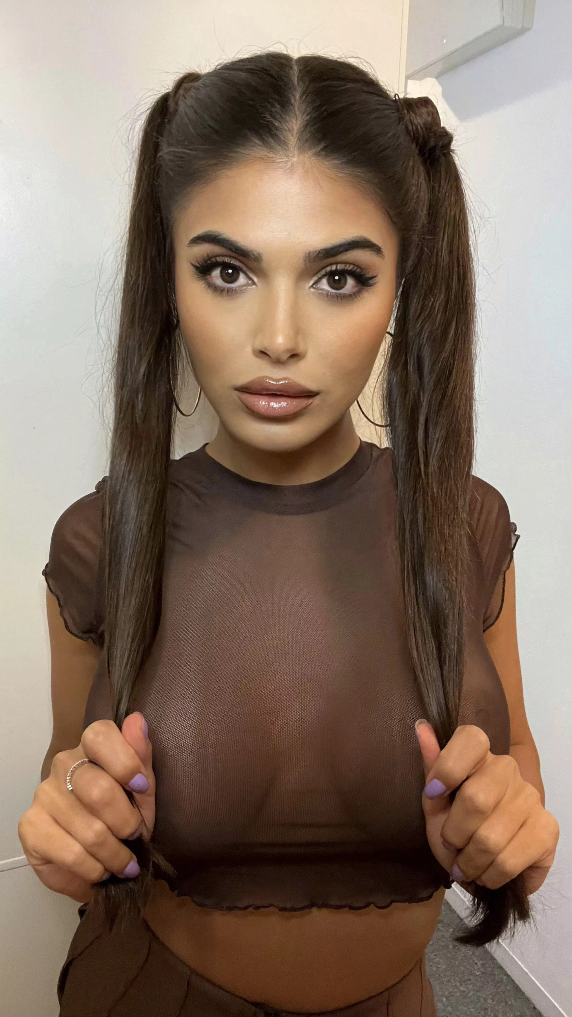 Pigtails made for grabbing