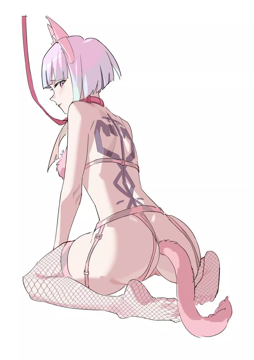 The look on her face tells you she’s been a bad girl…