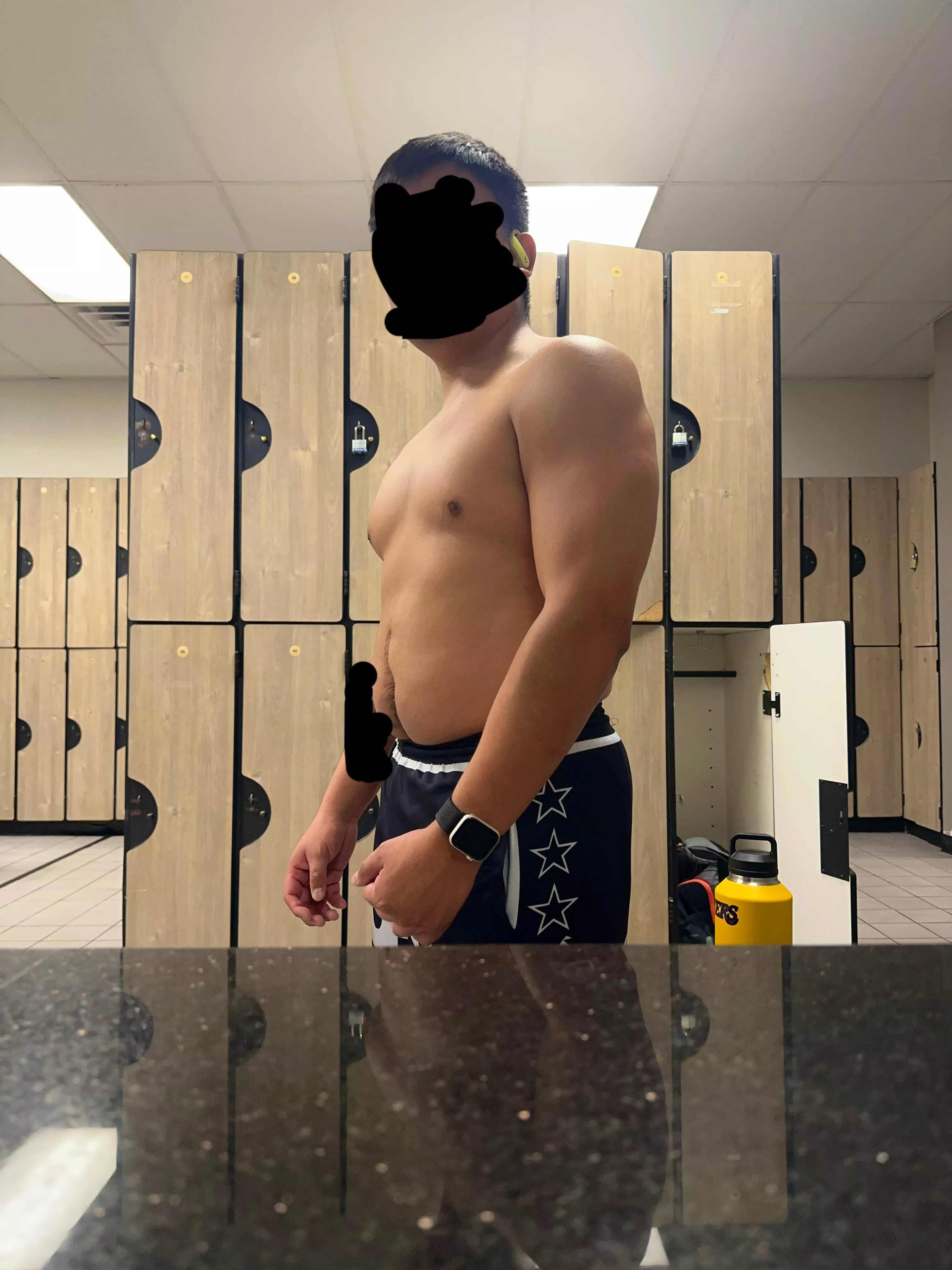 trying my hardest to get back in shape 