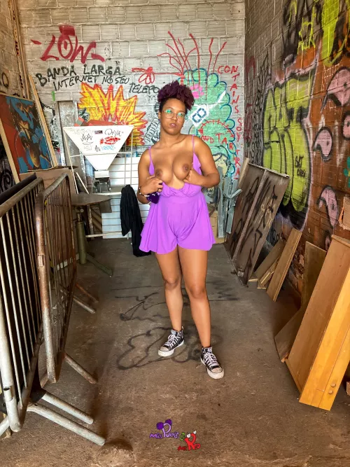 We're back doing naughty stuff in public! This was the result of our last visit to the flea market