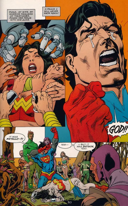 Wonder Woman killed in Superman: Distant Fires