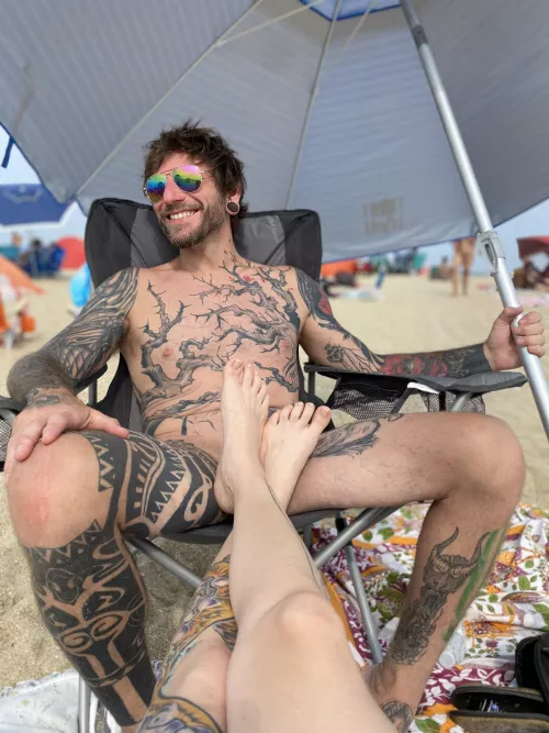 2nd time at the beach and it already feels like home 