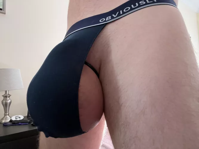 Bulging Out Of The Blue Ball Pouch