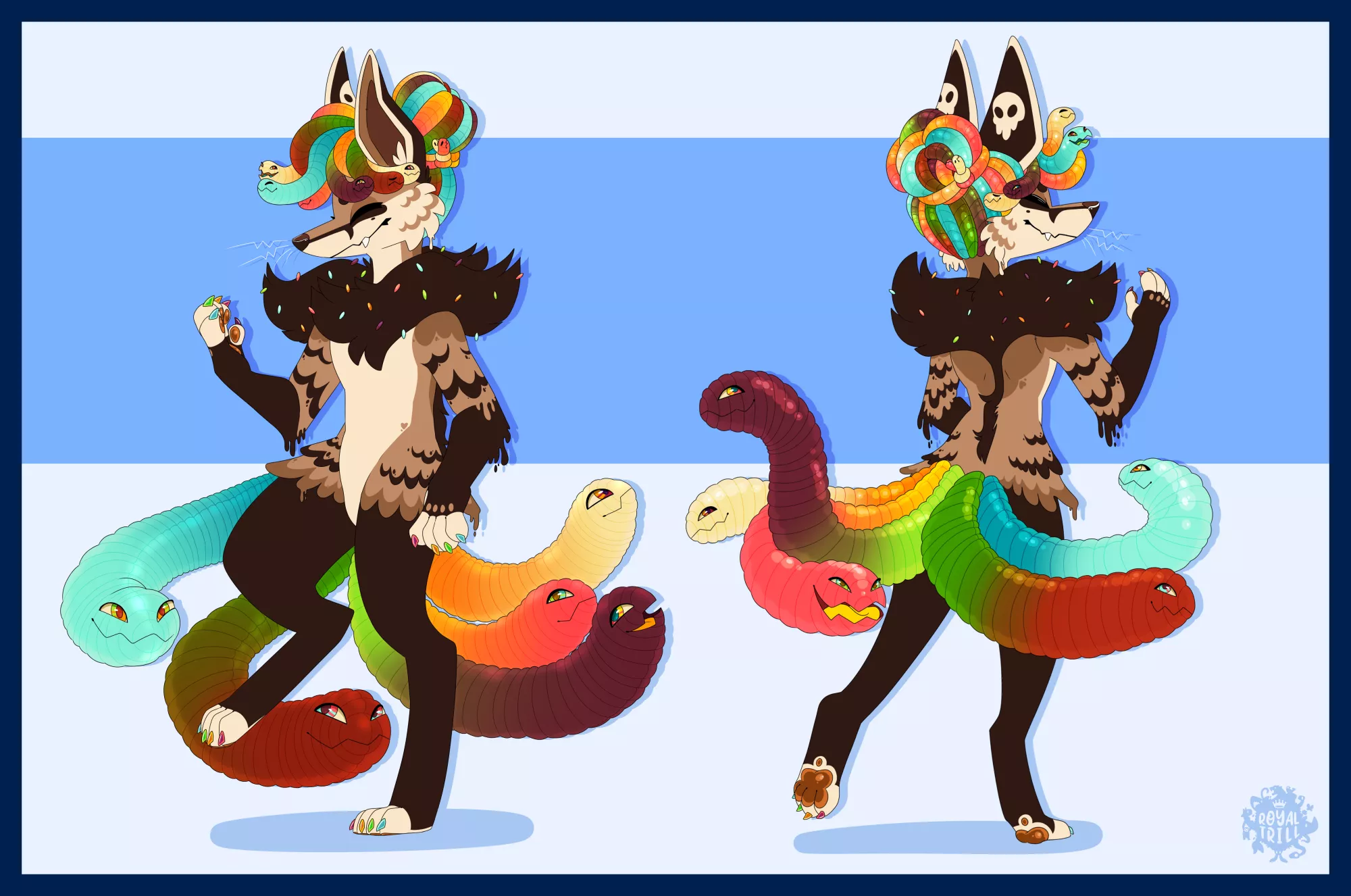 Dirt and worms kitsune!