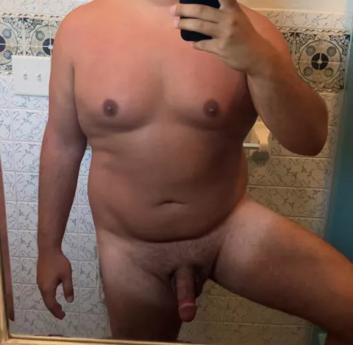 Fresh out of the shower