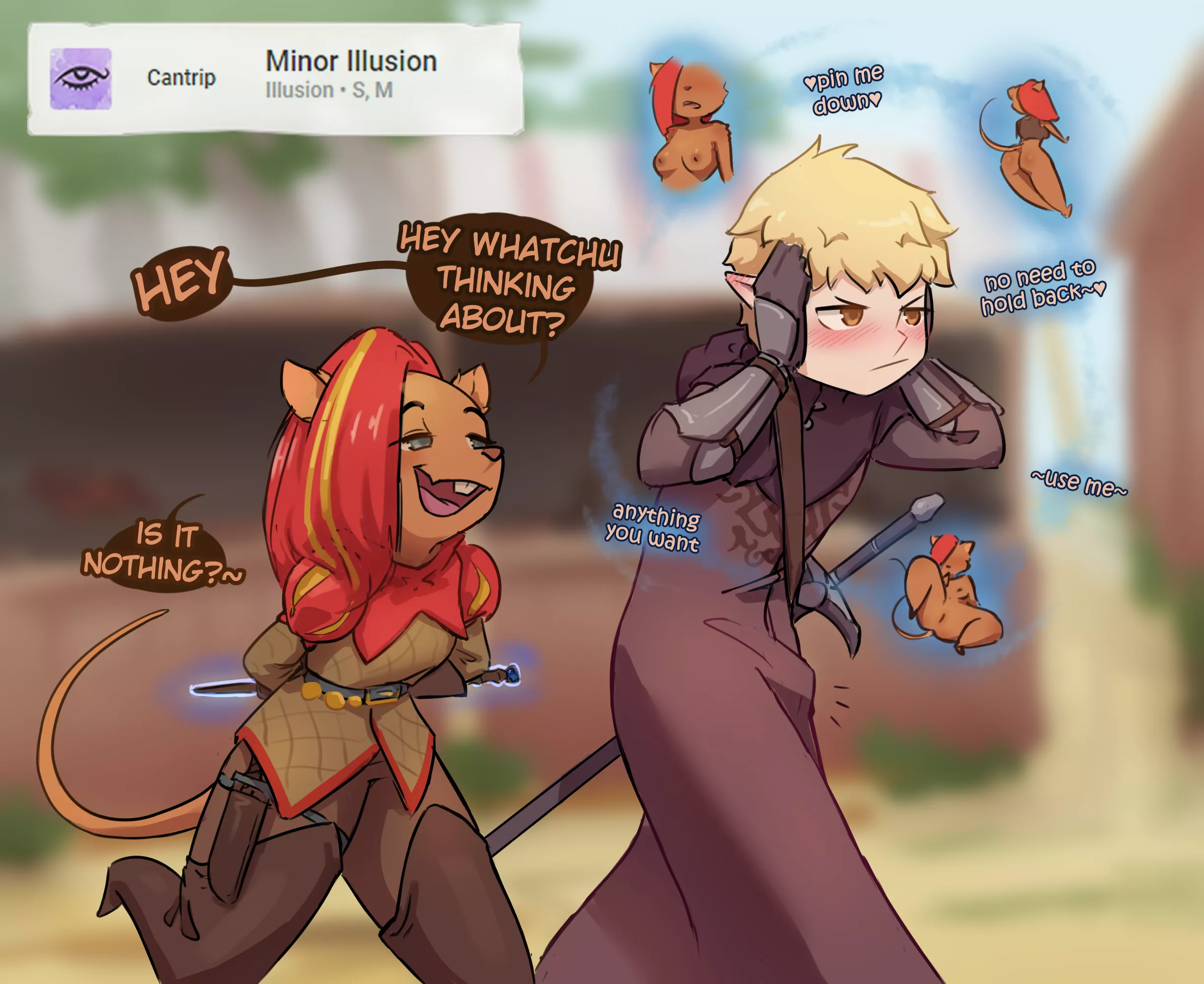 having fun with the new magic item