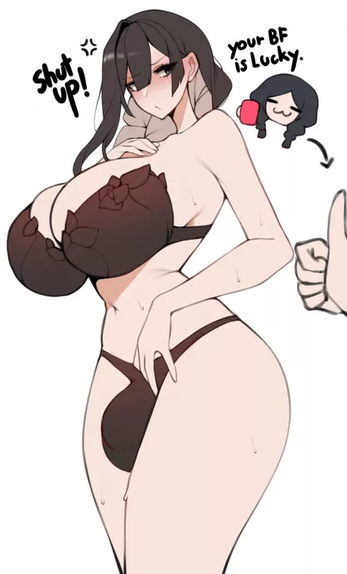 Her boyfriend is a truly lucky guy! (Unbeller)