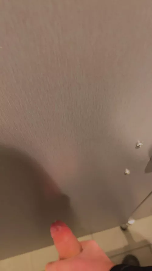 Horny at work today had to bust on the wall 🥵