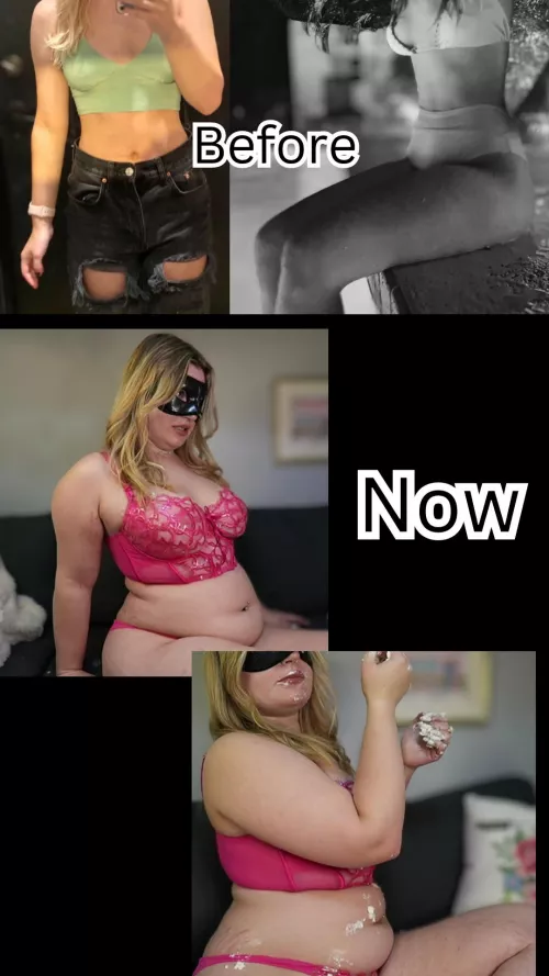 I’ve ruined my skinny body 🤭