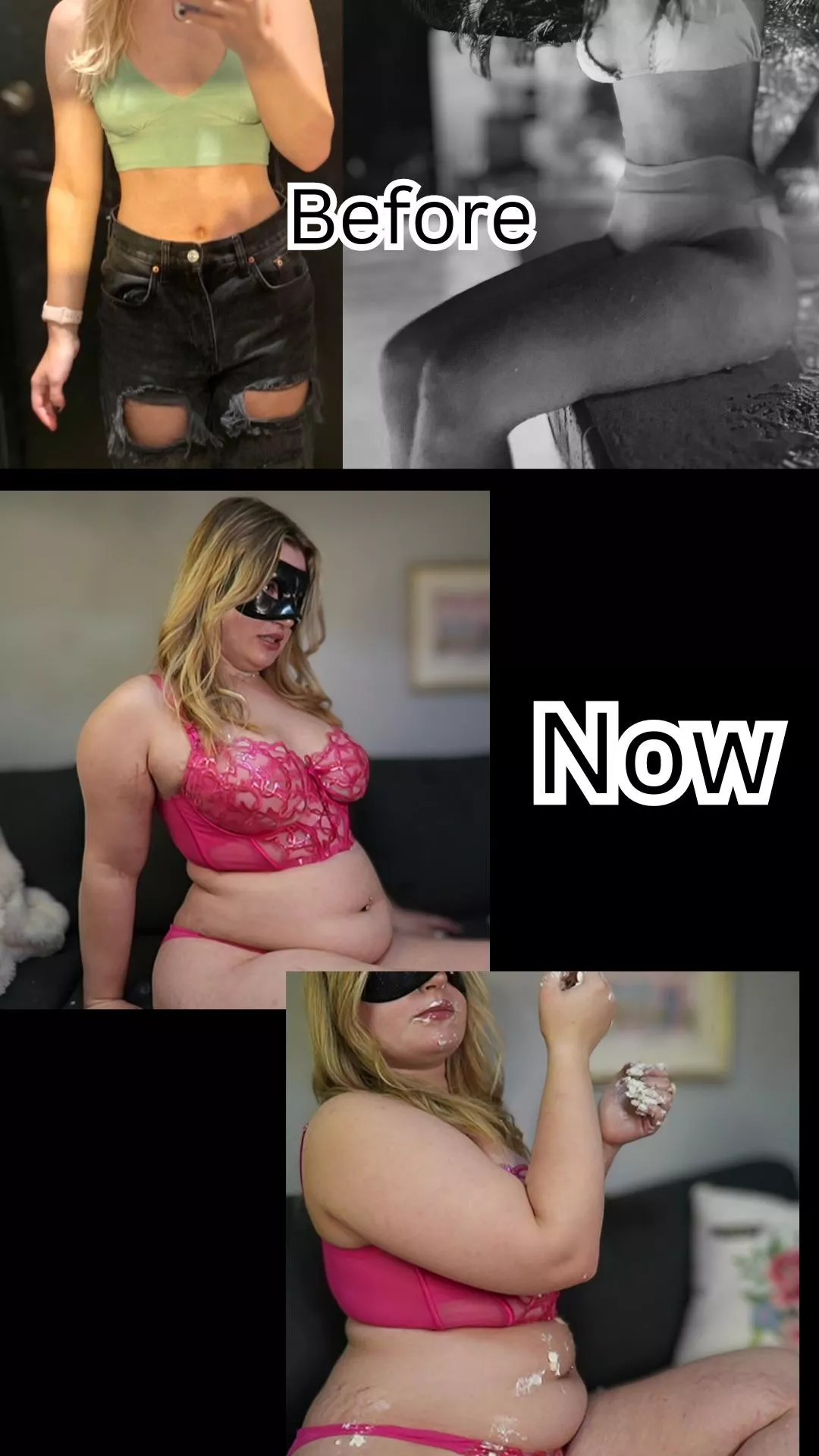 I’ve ruined my skinny body 🤭