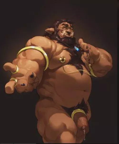 [M4F] Bugbear Chieftain enjoy his newly acquired breeding mate, where she's confined to this mountain stronghold her only purposes are to please him and bear him as many offspring as she can. (Discord server ) (D&D Theme with some rolls )