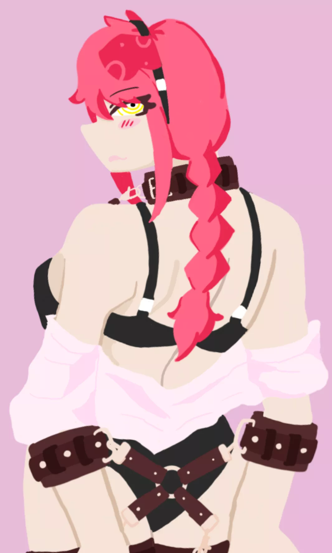 Makima in Bondage and Petplay Gear [OC, by me]