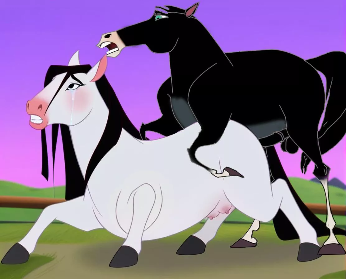 Mulan transformation a mare (Mulan and Khan)